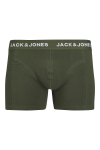 Jack & Jones Solid Trunks 5 Pack Plum Perfect Black - Duffle bag - Black - Black