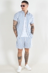 Jack & Jones Joshua Oxford Strip Shirt SS Ensign Blue