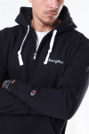 Champion Hooded Full Zip Sweatshirt Black