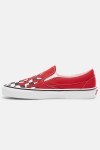 Vans Classic Slip-ON Sneakers Checker Flame Racing Red