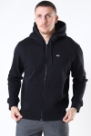 Tommy Jeans Fleece Zip Hoodie Black