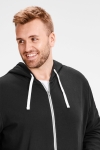 Jack & Jones Holmen Sweat Zip Hoodie Black Plus Size