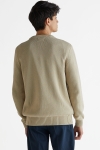 Woodbird Kurt Knit Crew Light Sand