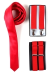 Tie Red Armbands Belt Straps