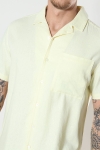 Solid Allan Cuba Linen Shirt Anise Flower