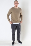 ONLY & SONS ONSPANTER LIFE 12 STRUC CREW KNIT NOOS Chinchilla