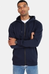Only & Sons Basic Sweat Zip Hoodie Unbrushed Blue Nights