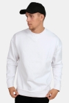 Urban Classics Oversized Open Edge Crew White