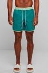 Urban Classics Retro Swimshorts Vintagre Green