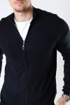 JEFF LAUGE FULL ZIP CARDIGAN Black