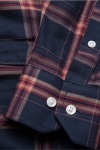 Les Deux Boswell Overhemd Dark Navy Check