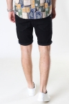 Solid Ryder Denim Shorts Black Denim