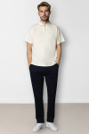 Clean Cut Copenhagen Joss polo SS Ecru