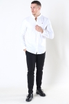 Tommy Jeans Slim Stretch Oxford Overhemd White