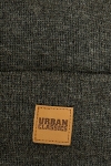 Urban Classics Leatherpatch Long Hoed Charcoal