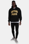 Defend Paris 92 Hoodies Sweat Capuche Black