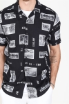 Only & Sons Oliver SS Printed Overhemd Black