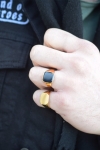 Northern Legacy Ring Onyx SignatKloke Black Gold 