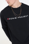 Denim Project Logo Crew Sweat Black