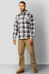 Fat Moose Steven Cotton Check Overshirt Navy Check