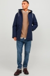 Jack & Jones Loop Parka Jacket Navy Blazer