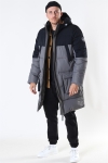 Urban Classics Puffer Parka Jas Asphalt/Black