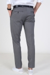 Selected Slim Mylo Logan StructKloke Pants Dark Grey Melange