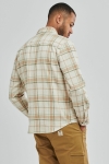 Fat Moose Adrian Cotton Check Shirt Ecru Check