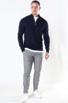 Jeff Argento Half Zip Breien Navy