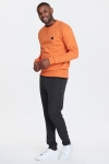 Les Deux Orange/Charcoal Piece Sweatshirt