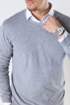 JEFF GREYSON CREW KNIT Light Grey