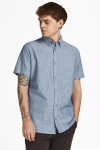 Jack & Jones JJESUMMER SHIRT S/S S22 SN Faded Denim