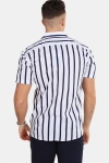 Kronstadt Cuba S/S Gr.86 Overhemd White/Dark Blue