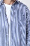 Woodbird Stoll Stripe Shirt Blue-White