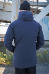 Jack & Jones Keen Stretch Parka Jacket Dark Navy