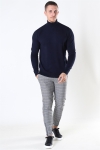 Jeff Potter Turtleneck Strik Navy