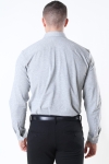 Selected Slim Oliver Knit Flex Overhemd LS Medium Grey Melange