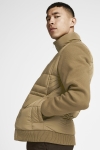 Jack & Jones JPRBLAROCCO QUILTED KNIT JKT SN Dark Coat Khaki