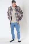 Jack & Jones JOROLLIE CHECK SHIRT JACKET LS LN Malt Ball /CHECK