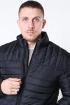 Only & Sons Paul Quilted Highneck Jas Black