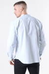Clean Cut Cotton Linen Mao Overhemd Sky Blue