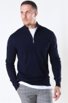 Jeff Argento Half Zip Breien Navy