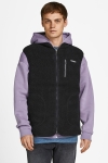 Jack & Jones JORCLUB TEDDY BODYWARMER Black