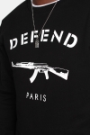 Defend Paris Paris Crew Sweat Black 