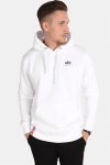 Alpha Industries Basic Hoodie Small Logo White