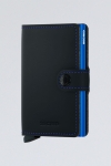 Secrid Miniwallet Matte Black/Blue