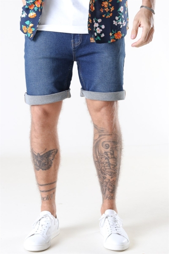 Mr Orange Denim Shorts Dark Blue