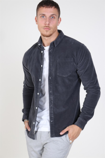 Johan Corduroy Overshirt Ashly Grey