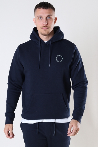 Lars It's organic hoodie Navy