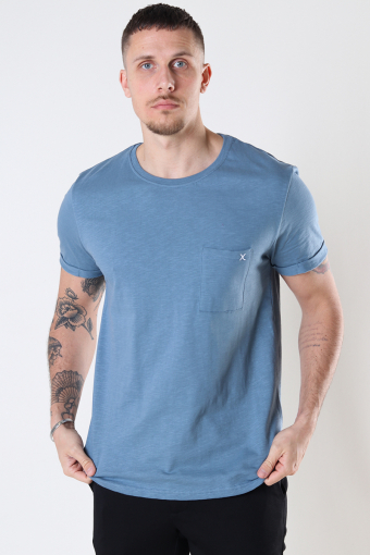 Kolding Organic Tee S/S Dusty Blue